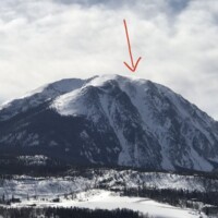 Silver Couloir on Buffalo Mountain