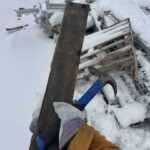 Finding monolith wood behind Lowes