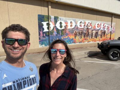 Explored this iconic Kansas city (the local brewery, distillery, and pizzeria) until we had to get out of Dodge (sorry, I had to)