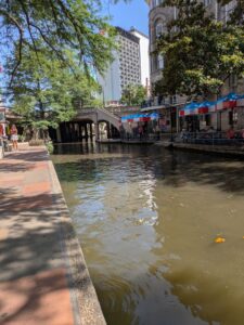 A highlight of the San Antonio Tour with Miles was the River Walk - great beer, food, weather, and company