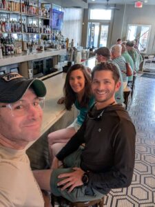What are the odds: Ayal calls me out of the blue to catch up and turns out he was flying to New Orleans the next day (close to where we were)! We drove into the city and spent the day together bar / restaurant hopping.