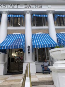 Did a traditional bathhouse experience in Hot Springs, AR