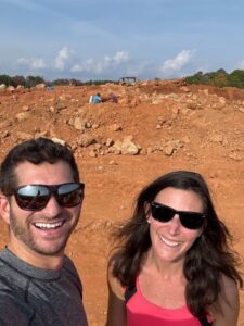 Quartz mine tours weren't offered, but we walked around the dig site at the Ron Coleman