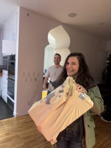 T-shirt wrapped surprise from Ronnie