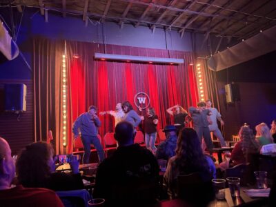 A night out on the town landed us at this hypnosis magic show. The hypnosis was definitely real and it was an absolute hoot.