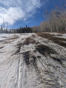 The worst snow year on record for much of the (non-east coast) US -- here's a shot of some Aspen terrain in late December